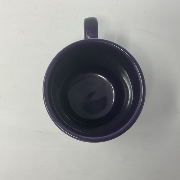 Fiesta Ware Homer Laughlin Purple Eggplant O-Ring Handle Coffee Mug - Picture 4 of 7